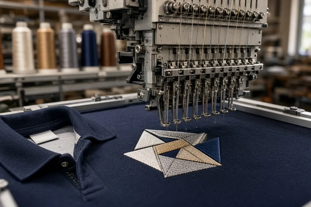 Camisetaria: etapa de bordado